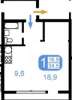 Сдам студию в Москве, м. Бабушкинская, Сухонская ул. 7, 34.6 м²
