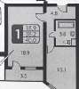 Сдам 1-комнатную квартиру в Москве, м. Орехово, Загорьевская ул. 29, 40 м²