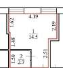 Сдам студию в Москве, м. Курская, ул. Казакова 8с2, 17 м²