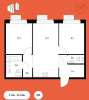 Сдам 2-комнатную квартиру в Москве, м. Свиблово, Кольская ул. 8к2, 50 м²