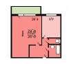 Сдам 1-комнатную квартиру в Москве, м. Варшавская, ул. 4к1, 39 м²