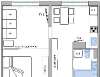 Сдам 1-комнатную квартиру, ул. Вертолётчиков 4, 38 м²