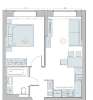 Сдам 2-комнатную квартиру в Москве, м. Стрешнево, . 24к1, 40 м²