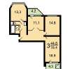 Сдам 3-комнатную квартиру, ул. Маршала Тухачевского 14к1, 76.4 м²