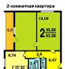 Сдам 2-комнатную квартиру в Москве, м. Щукинская, . 58к1, 55 м²