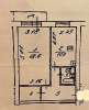 Сдам 1-комнатную квартиру, Туристская улица 27к1, 40.6 м²