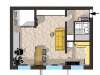 Сдам 1-комнатную квартиру в Москве, м. Арбатская, Скатертный пер. 7, 43 м²