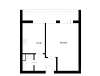 Сдам 1-комнатную квартиру, Нагатинская наб. 64, 35 м²