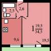 Сдам 1-комнатную квартиру, Каскадная ул. 20к1, 34.5 м²