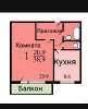 Сдам 1-комнатную квартиру в Москве, м. Бибирево, ул. Плещеева 18, 40 м²