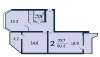 Сдам 2-комнатную квартиру, Ташкентская ул. 34к4, 60 м²
