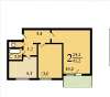 Сдам 2-комнатную квартиру в Москве, м. Строгино, ул. Кулакова 11к1, 45.2 м²