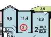 Сдам 2-комнатную квартиру в Москве, м. Нагорная, Нагорная ул. 15к4, 52 м²