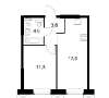 Сдам 1-комнатную квартиру в Москве, м. Стрешнево, . 24к1, 36.9 м²