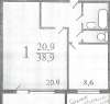 Сдам 4-комнатную квартиру в Москве, м. Отрадное, Берёзовая аллея 7, 41.5 м²