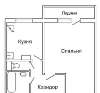 Сдам 1-комнатную квартиру в Москве, м. Павелецкая, Татарская ул. 5с2, 40 м²