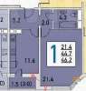 Сдам 1-комнатную квартиру в Москве, м. Нагатинская, Нагатинская наб. 10к1, 46.2 м²