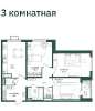 Сдам 3-комнатную квартиру в Москве, м. Лесопарковая, Варшавское ш. 170Ек9, 79 м²